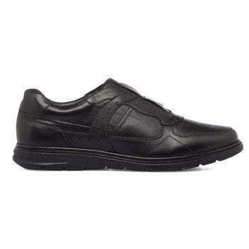 Scarpe comfort slip-on nere da uomo in pelle La Cuoieria, Sneakers Uomo, SKU m115000231, Immagine 0